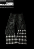'PLAID' FLARED JEANS𖦏